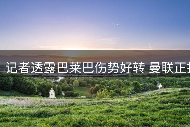 记者透露巴莱巴伤势好转 曼联正推进转会谈判